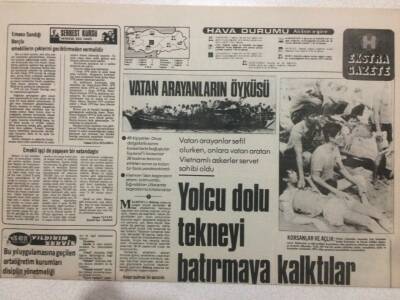 Hürriyet Gazetesi Ekstra Eki 9 Aralık 1978 - Yolcu Dolu Tekneyi Batırmaya Kalktılar GZ52030 - 1