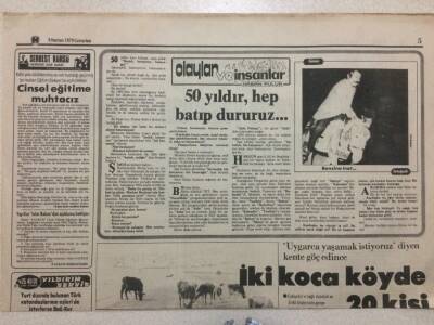 Hürriyet Gazetesi Ekstra Gazete Eki 9 Haziran 1979 - İki Köyde 20 Kişi Kaldı GZ51997 - 1