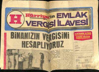 Hürriyet Gazetesi Emlak Vergisi Eki - Binanın Maliyetinin Hesaplanması GZ117856 - 1