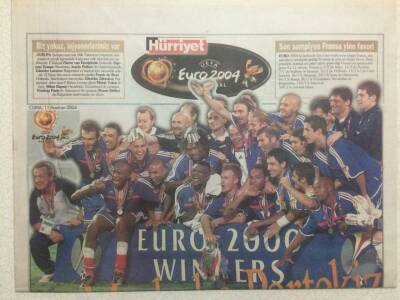 Hürriyet Gazetesi Euro 2004 Eki 11 Haziran 2004 - Merhaba Portekiz GZ32948 - 1
