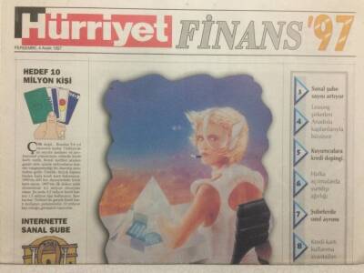 Hürriyet Gazetesi Finans 97 Eki 4 Aralık 1997 - Bankacılığın Değişen Yüzü GZ35711 - 1