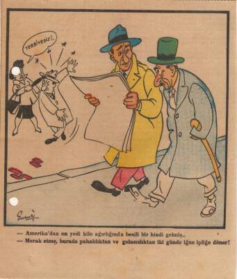 Hürriyet Gazetesi Haftanın Karikatürü 17 Kilo Hindi GZ14395 - 1