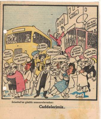 Hürriyet Gazetesi Haftanın Karikatürü Caddelerimiz GZ14410 - 1