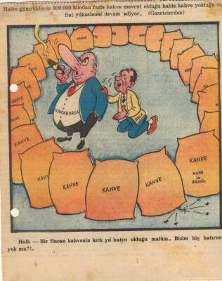 Hürriyet Gazetesi Haftanın Karikatürü Karaborsa GZ14427 - 1