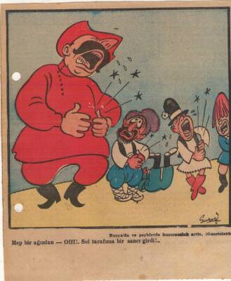 Hürriyet Gazetesi Haftanın Karikatürü Rusya Ve Peyklerde Huzursuzluk GZ14432 - 1
