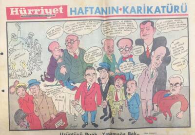 Hürriyet Gazetesi Haftanın Karikatürü Üzüntüyü Bırak, Yaşamaya Bak GZ14446 - 1