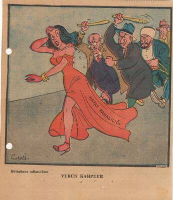 Hürriyet Gazetesi Haftanın Karikatürü Vurun Kahpeye GZ14387 - 1