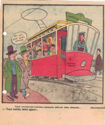 Hürriyet Gazetesi Haftanın Karikatürü Yaya Kaldık GZ14391 - 1