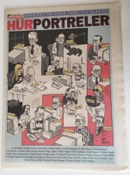 Hürriyet Gazetesi Hür Porteler Yeniyıl Eki - 2002 - Vedat Okyar Bildiği Tek Şey Futbol - GZ43537 - 1