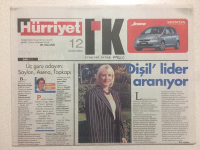 Hürriyet Gazetesi iK Eki 12 Aralık 2004 - Dişil Lider Aranıyor?, Kadınlar Ne İster? GZ23831 - 1