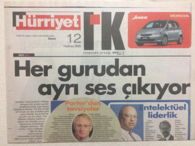 Hürriyet Gazetesi iK Eki 12 Haziran 2005 - Her Gurudan Ayrı Ses Çıkıyor GZ23832 - 1