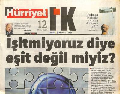 Hürriyet Gazetesi I.K. Eki 12 Mayıs 2013 - Viki Özromano , Kariyerlerin Önünde Çok Sayıda Engel Var GZ123319 - 1