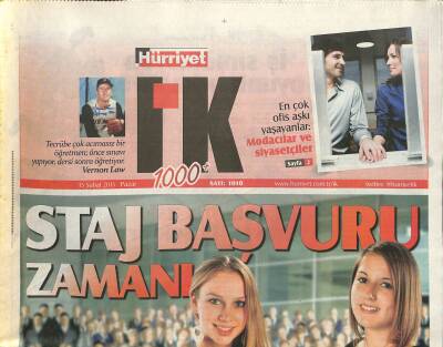 Hürriyet Gazetesi I.K. Eki 15 Şubat 2015 - İş Simülasyon Oyunları Başlıyor GZ115975 - 1
