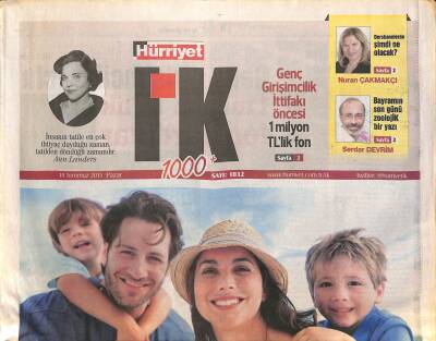 Hürriyet Gazetesi I.K. Eki 19 Temmuz 2015 - Microsoft Yaz Okulu 3 Ağustosta Açılıyor GZ119581 - 1