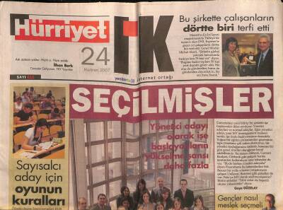 Hürriyet Gazetesi I.K. Eki 24 Haziran 2007 - Sayısalcı Aday İçin Oyunun Kuralları GZ116747 - 1