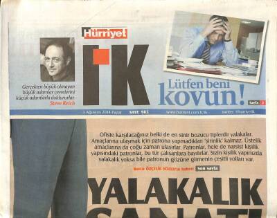 Hürriyet Gazetesi I.K. Eki 3 Ağustos 2014 - E-Ticarete Adım Atacaklara Tavsiyeler GZ105780 - 1