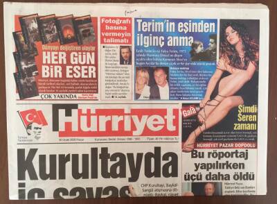 Hürriyet Gazetesi IK Eki İle 30 Ocak 2005 - Chp Kurultayın Da İç Savaş GZ10194 - 1