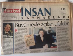 Hürriyet Gazetesi İnsan Kaynakları Eki 16 Mayıs 1999 - Büyümeye Açılan Ufuklar GZ13687 - 1