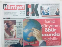 Hürriyet Gazetesi İnsan Kaynakları Eki 20 Kasım 2005 - İşiniz Dünyanın Öbür Ucunda Olabilir GZ43381 - 1