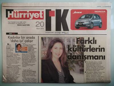 Hürriyet Gazetesi İnsan Kaynakları Eki 20 Mart 2005 -30 Mart Kadın Ve Bilişim Günü Olacak -GZ14830 - 1