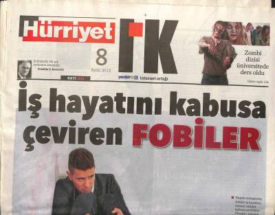 Hürriyet Gazetesi İnsan Kaynakları Eki 8 Eylül 2013 - Zombi Dizisi Üniversitede Ders Oldu GZ107554 - 1