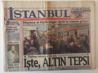 Hürriyet Gazetesi İstanbul Bölge Eki 10 Ocak 1992 - Dünyanın En Büyük Otogarı Eylülde Hizmete Giriyor , Topkapı İşkencesi Bitecek GZ20535 - 1