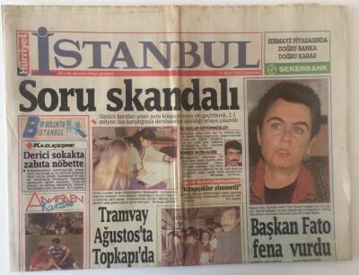 Hürriyet Gazetesi İstanbul Bölge Eki 11 Mart 1992 - Başkan Fatma Girik Şişlideki Evlere Çöp Vergisi Koydu GZ20534 - 1