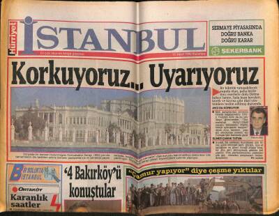 Hürriyet Gazetesi İstanbul Eki 16 Mart 1992 - Yeşilçam Çam Dikti GZ76890 - 1