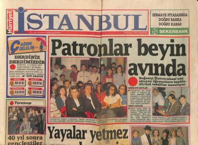 Hürriyet Gazetesi İstanbul Eki 18 Mayıs 1992 - Tarihi Galata Köprüsünde Yeni Grev GZ94216 - 1