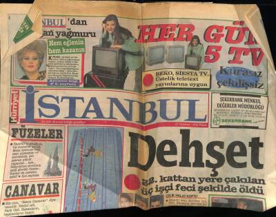 Hürriyet Gazetesi İstanbul Eki 21 Haziran 1992 - Koltuk Savaşını Ertuğrul Tığlay Kazand GZ78397 - 1