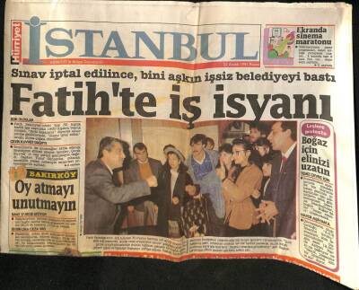 Hürriyet Gazetesi İstanbul Eki 22 Aralık 1991 - Kesinti TEKi de Şaşkına Çevirdi GZ82907 - 1