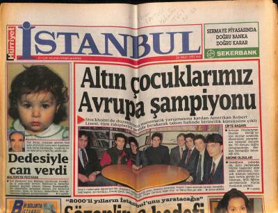 Hürriyet Gazetesi İstanbul Eki 24 Mart 1992 - Aydan Şener Halide Edip Rolünü Sevdi GZ76893 - 1