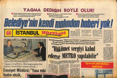 Hürriyet Gazetesi İstanbul Eki 25 Şubat 1978 - Şehir Tiyatrolarına Artık Konservatuar Mezunları Alınacak GZ93825 - 1