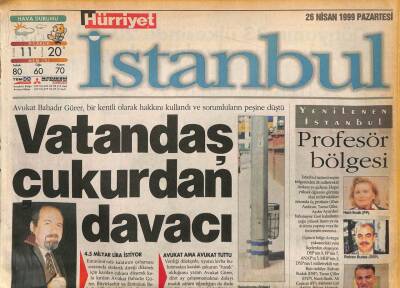 Hürriyet Gazetesi İstanbul Eki 26 Nisan 1999 - Avrupalı Mimarlar İstanbulu Tartıştı GZ109163 - 1