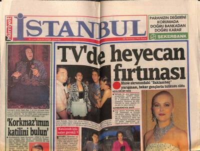 Hürriyet Gazetesi İstanbul Eki 26 Temmuz 1992 - Nurseli İdiz,Murat Kanberi GZ75550 - 1