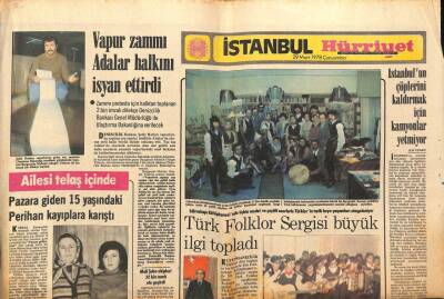 Hürriyet Gazetesi İstanbul Eki 29 Mart 1978 - Sevilen Türkülerle Yüksel Alpdoğan GZ93819 - 1