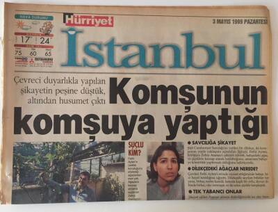 Hürriyet Gazetesi İstanbul Eki 3 Mayıs 1999 - Meltem Cumbul Son Filminde Bir Gurbetçi Anneyi Oynuyor , Oscar Çok Yakında GZ13701 - 2