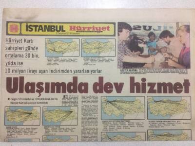 Hürriyet Gazetesi İstanbul Eki 3 Temmuz 1978 - Ulaşımda Dev Hizmet GZ50585 - 1