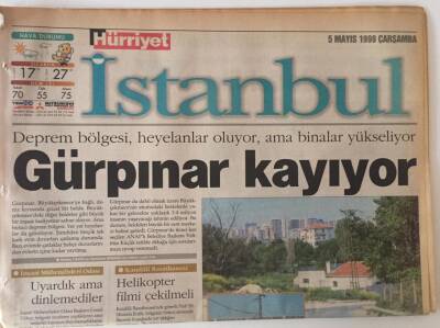 Hürriyet Gazetesi İstanbul Eki 5 Mayıs 1999 -Modacılar Sarıyı Tüketmeye Karar Verdi GZ13699 - 2