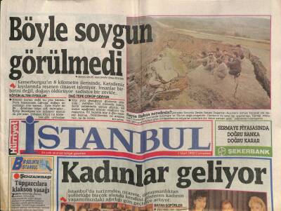 Hürriyet Gazetesi İstanbul Eki 7 Mart 1992 - Sözen de Umudunu Demirele Bağladı GZ82905 - 1