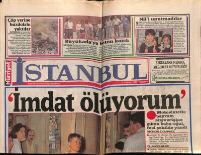 Hürriyet Gazetesi İstanbul Eki 8 Haziran 1992 - Küçükçekmece Belediyesinde Yolsuzluk Diz Boyu GZ75566 - 1