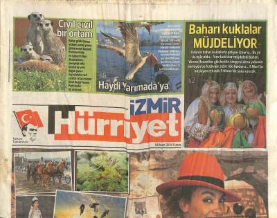 Hürriyet Gazetesi İzmir Eki 18 Mart 2016 - İzmir Sizi Çağırıyor GZ116443 - 1