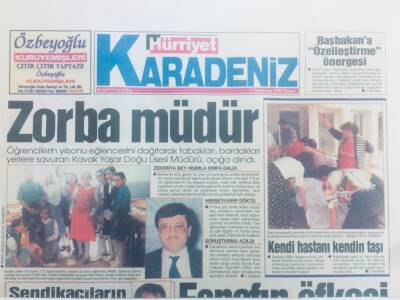 Hürriyet Gazetesi Karadeniz Eki 11 Temmuz 1993 - Kendi Hastanı Kendin Taşı GZ40413 - 1