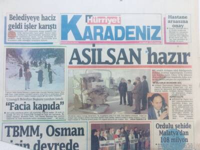 Hürriyet Gazetesi Karadeniz Eki 14 Şubat 1993 - İranlılar Yalnız Kaldı GZ40417 - 1