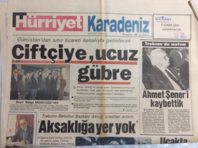 Hürriyet Gazetesi Karadeniz Eki 15 Haziran 1991 - Çiftçiye Ucuz Gübre,Sürmene de Bıçak Festivali Düzenlendi GZ21424 - 1