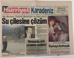 Hürriyet Gazetesi Karadeniz Eki 2 Şubat 1991 - Giresunda Sivil Savunma Semineri GZ13365 - 1