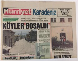 Hürriyet Gazetesi Karadeniz Eki 2 Temmuz 1991 - Köyler Boşaldı Göçler Devam Ediyor GZ13362 - 2