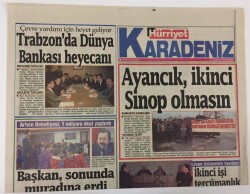 Hürriyet Gazetesi Karadeniz Eki 21 Şubat 1993 - Çayda Radyasyon Söylentileri Kahvehanede Çay Yerine Süt GZ13371 - 2