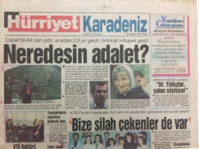 Hürriyet Gazetesi Karadeniz Eki 24 Kasım 1991 - Fırtına Deresinde Tuzak Operasyonu GZ34396 - 1