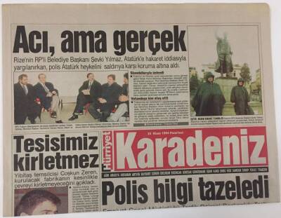 Hürriyet Gazetesi Karadeniz Eki 24 Nisan 1994 - 72. Koğuş Sahnede GZ13366 - 2
